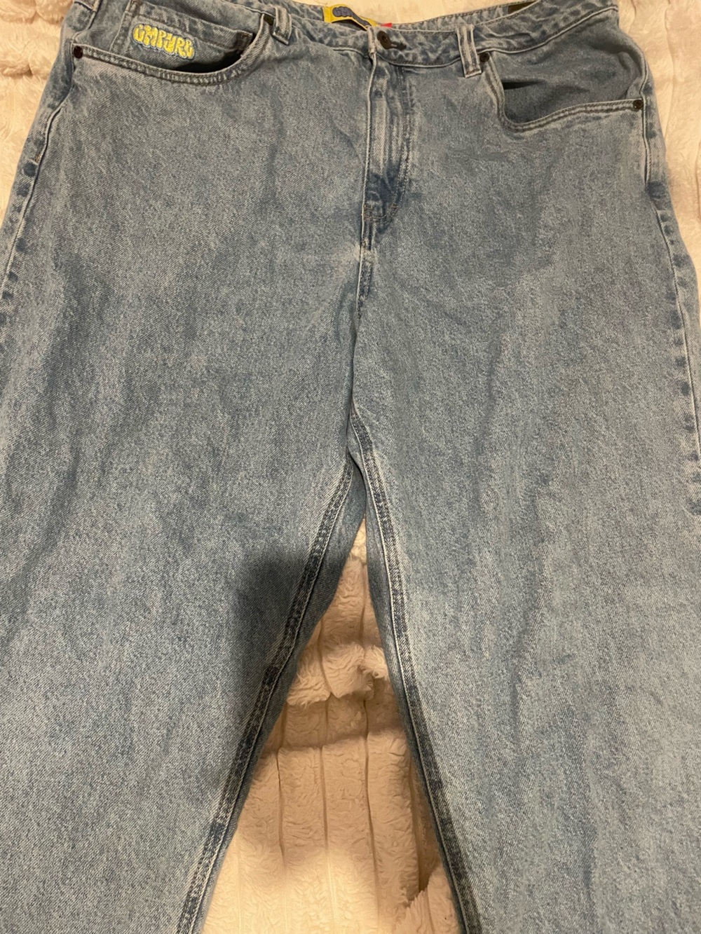 Empyre Loose Fit Medium Wash Skate Jeans